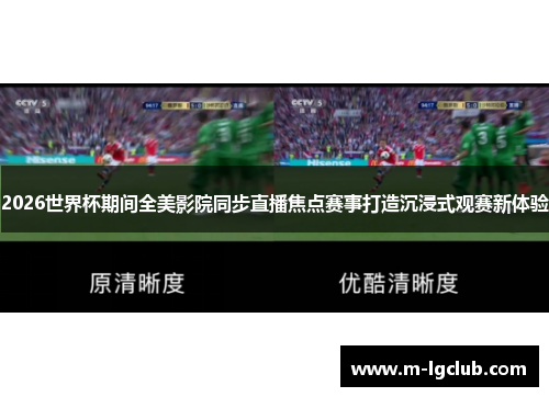 2026世界杯期间全美影院同步直播焦点赛事打造沉浸式观赛新体验 2026世界杯期间全美影院同步直播焦点赛事打造沉浸式观赛新体验